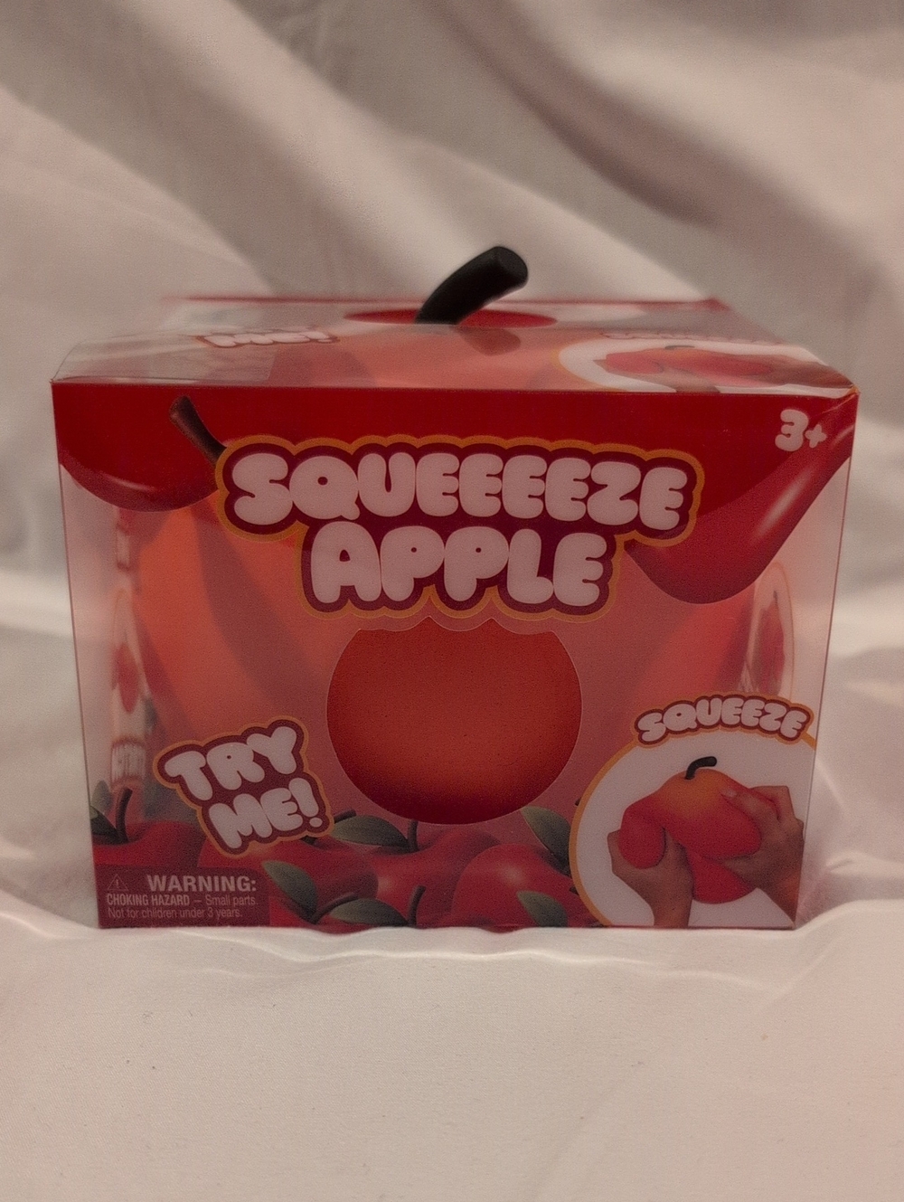 SQUEEEEZE APPLE Red Stress Relief Toy by